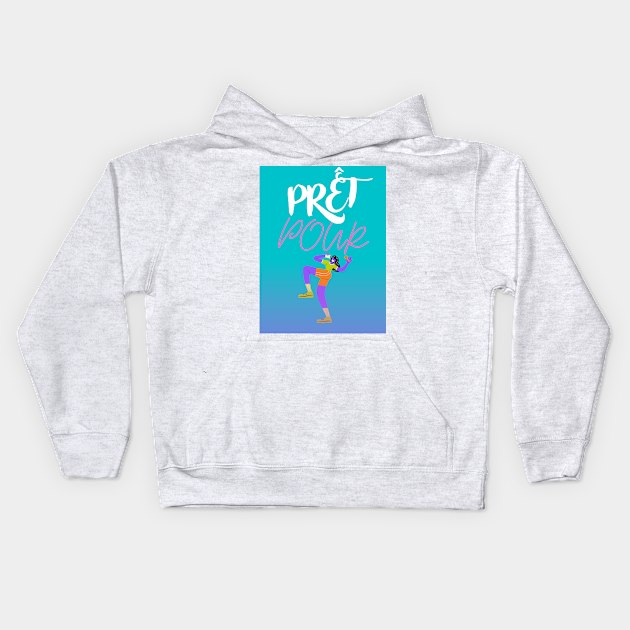 Prêt pour danser Kids Hoodie by Zinoo